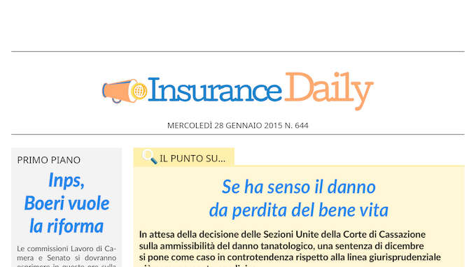 Insurance Daily - l'informazione quotidiana B2B