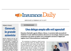 Insurance Daily n. 1077 di mercoledì 22 febbraio 2017