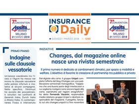 Insurance Daily n. 1290 di giovedì 1 marzo 2018