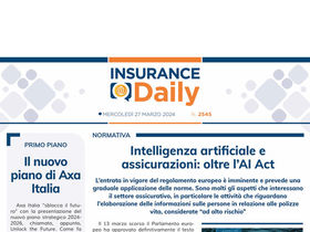 Insurance Daily n. 2545 di mercoledì 27 marzo 2024
