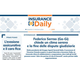 Insurance Daily n. 2578 di venerdì 17 maggio 2024