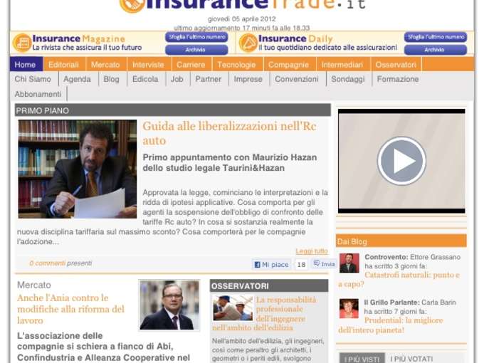 Da oggi online il nuovo Insurance Trade hp_stnd_img