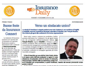 Insurance Daily n. 636 di venerdì 19 dicembre 2014