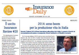Insurance Daily n. 635 di giovedì 18 dicembre 2014