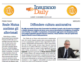 Insurance Daily n. 632 di lunedì 15 dicembre 2014