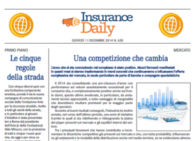 Insurance Daily n. 630 di giovedì 11 dicembre 2014