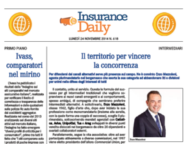 Insurance Daily n. 618 di lunedì 24 novembre 2014
