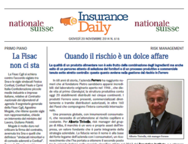 Insurance Daily n. 616 di giovedì 20 novembre 2014
