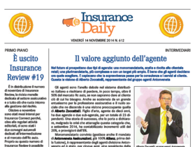 Insurance Daily n. 612 di venerdì 14 novembre 2014