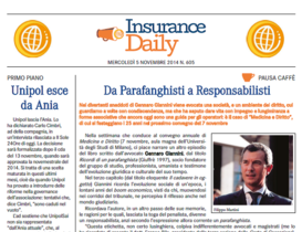 Insurance Daily n. 605 di mercoledì 5 novembre 2014