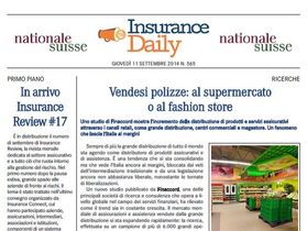 Insurance Daily n. 565 di giovedì 11 settembre 2014
