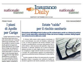 Insurance Daily n. 563 di martedì 9 settembre 2014