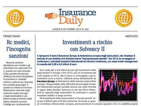 Insurance Daily n. 562 di lunedì 8 settembre 2014