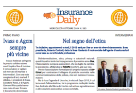 Insurance Daily n. 585 di mercoledì 8 ottobre 2014