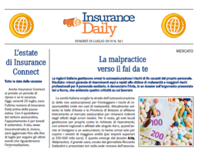 Insurance Daily n. 561 di venerdì 25 luglio 2015
