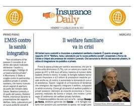 Insurance Daily n. 551 di venerdì 11 luglio 2014