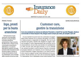 Insurance Daily n. 548 di martedì 8 luglio 2014