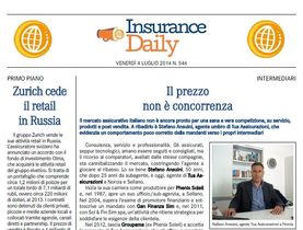 Insurance Daily n. 546 di venerdì 4 luglio 2014