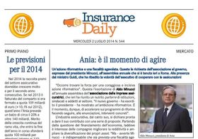Insurance Daily n. 544 di mercoledì 2 luglio 2014