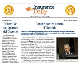 Insurance Daily n. 543 di lunedì 1 luglio 2014