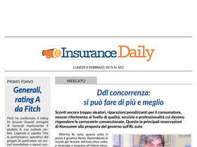 Insurance Daily n. 652 di lunedì 9 febbraio 2015