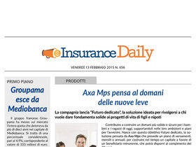 Insurance Daily n. 656 di venerdì 13 febbraio 2015