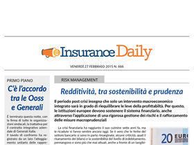 Insurance Daily n. 666 di venerdì 27 febbraio 2015