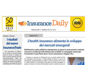 Insurance Daily n. 674 di mercoledì 11 marzo 2015
