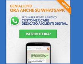Genialloyd, il customer care è anche su WhatsApp