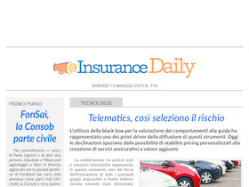 Insurance Daily n. 719 di venerdì 15 maggio 2015