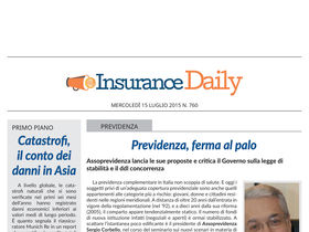 Insurance Daily n. 760 di mercoledì 15 luglio 2015