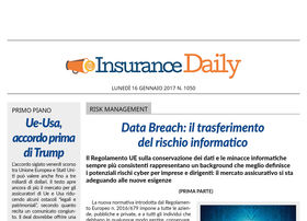 Insurance Daily n. 1050 di lunedì 16 gennaio 2017