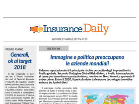 Insurance Daily n. 1120 di giovedì 27 aprile 2017