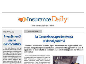 Insurance Daily n. 1176 di martedì 18 luglio 2017