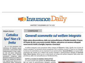 Insurance Daily n. 1225 di martedì 7 novembre 2017