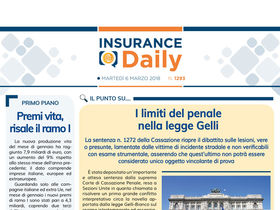 Insurance Daily n. 1293 di martedì 6 marzo 2018