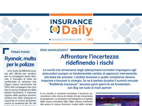 Insurance Daily n. 1305 di giovedì 22 marzo 2018