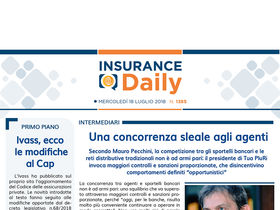 Insurance Daily n. 1385 di mercoledì 18 luglio 2018