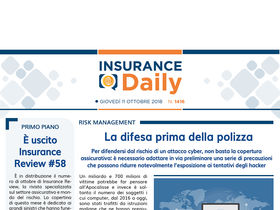 Insurance Daily n. 1416 di giovedì 11 ottobre 2018