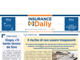 Insurance Daily n. 1440 di venerdì 16 novembre 2018
