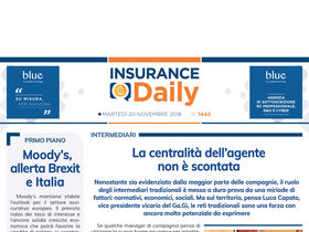 Insurance Daily n. 1442 di martedì 20 novembre 2018