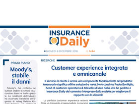 Insurance Daily n. 1454 di giovedì 6 dicembre 2018