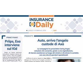 Insurance Daily n. 1485 di lunedì 11 febbraio 2019