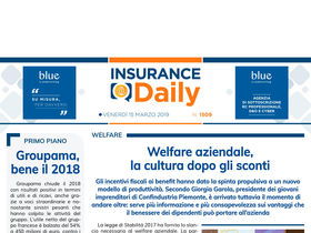 Insurance Daily n. 1509 di venerdì 15 marzo 2019