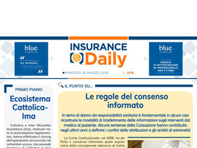 Insurance Daily n. 1516 di martedì 26 marzo 2019