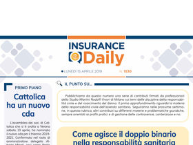 Insurance Daily n. 1530 di lunedì 15 aprile 2019