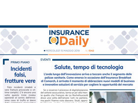 Insurance Daily n. 1542 di mercoledì 15 maggio 2019