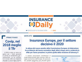 Insurance Daily n. 1562 di mercoledì 12 giugno 2019