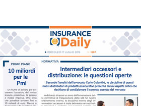 Insurance Daily n. 1587 di mercoledì 17 luglio 2019