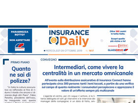 Insurance Daily n. 1617 di mercoledì 9 ottobre 2019